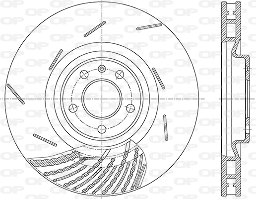 Disque de frein OPEN PARTS BDR2864.20