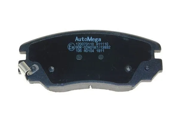 Kit de plaquettes de frein, frein à disque AUTOMEGA 120073110