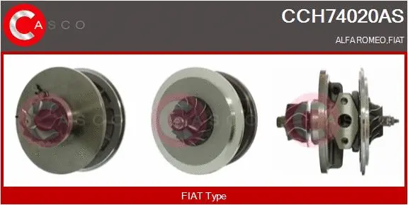 Groupe carter, turbocompresseur CASCO CCH74020AS