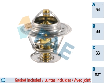 Thermostat, liquide de refroidissement FAE 5307788