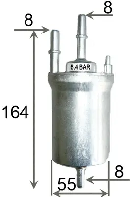 Filtre à carburant Azumi FSP33061B