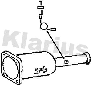Filtre à particules / à suie, échappement KLARIUS 390122