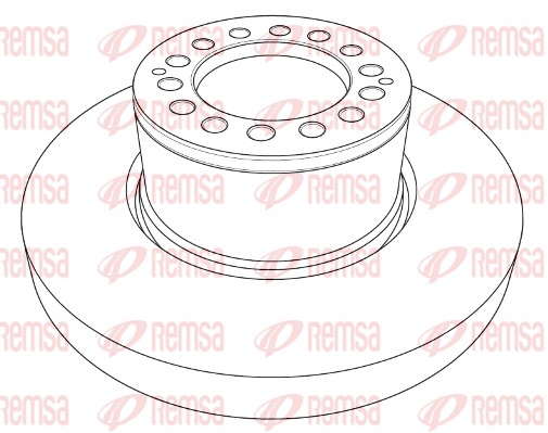 Disque de frein REMSA NCA1205.10