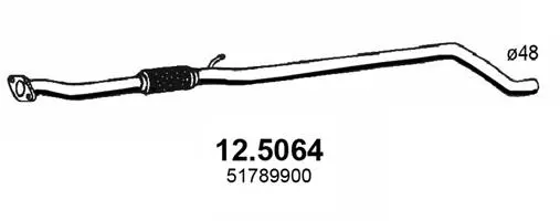 Tuyau d'échappement ASSO 12.5064