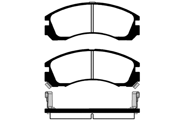 Kit de plaquettes de frein, frein à disque Technika 01241