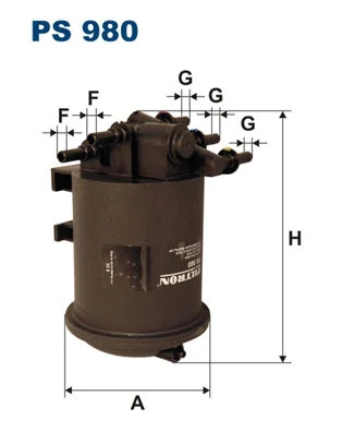 Filtre à carburant FILTRON PS 980