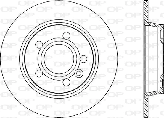 Disque de frein OPEN PARTS BDA1677.10