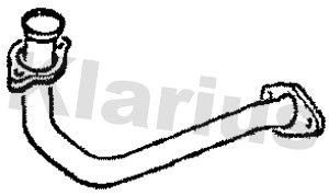 Tuyau d'échappement KLARIUS 301018