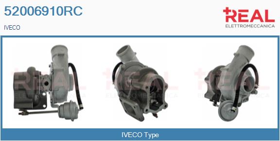 Turbocompresseur, suralimentation REAL 52006910RC