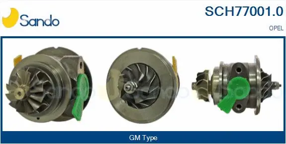 Groupe carter, turbocompresseur SANDO SCH77001.0