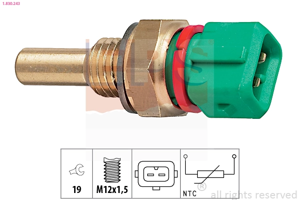 Sonde, température du liquide de refroidissement EPS 1.830.243