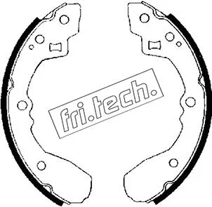 Jeu de mâchoires de frein fri.tech. 1049.122