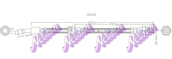 Flexible de frein KAWE H6602
