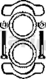 Kit d'assemblage, système d'échappement KLARIUS 401134