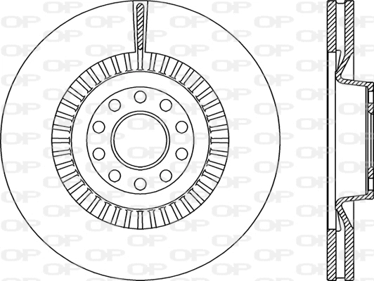 Disque de frein OPEN PARTS BDR2348.20