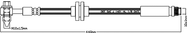 Flexible de frein JURATEK JBH1339L