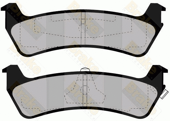 Kit de plaquettes de frein, frein à disque Brake ENGINEERING PA1151