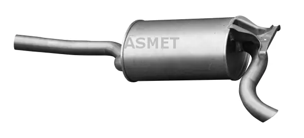 Silencieux arrière ASMET 01.004