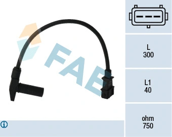 Capteur d'angle, vilebrequin FAE 79096
