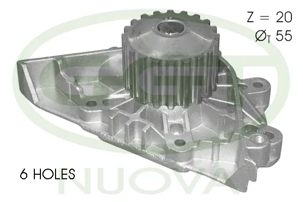Pompe à eau, refroidissement du moteur GGT PA12520