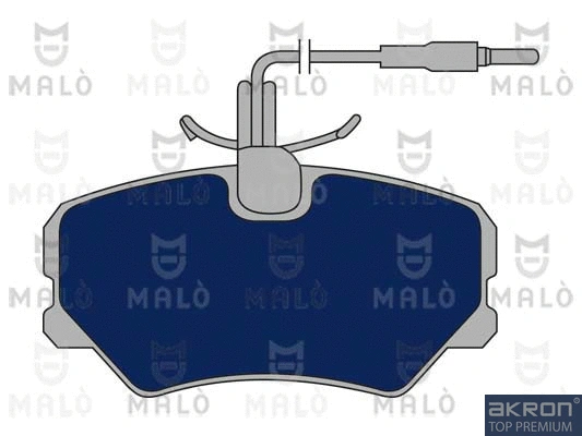 Kit de plaquettes de frein, frein à disque AKRON-MALÒ 1050650