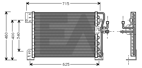 Condenseur, climatisation EACLIMA 30C33002