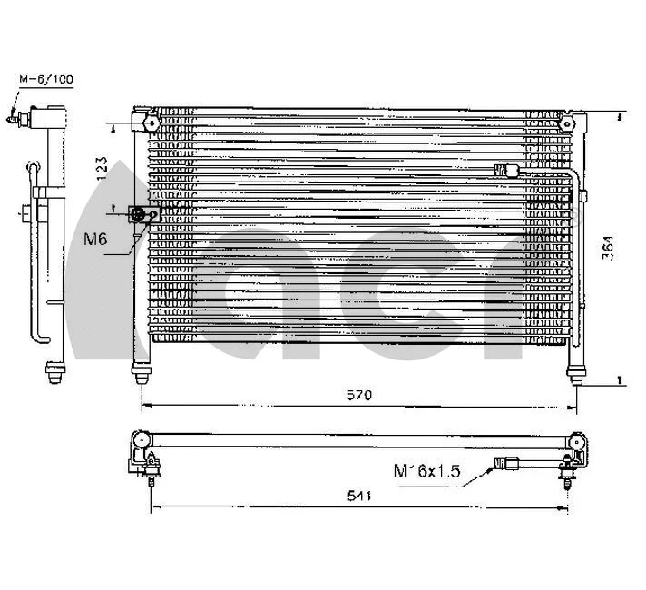 Condenseur, climatisation ACR 300268