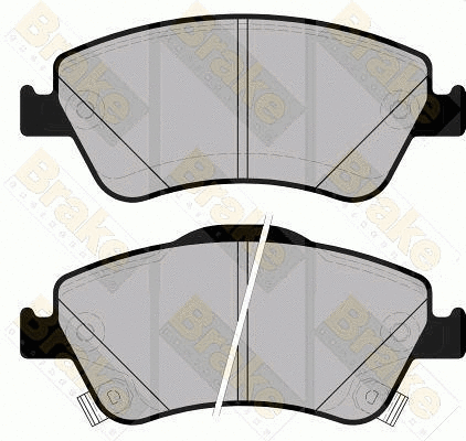 Kit de plaquettes de frein, frein à disque Brake ENGINEERING PA1795