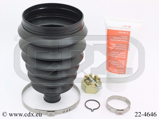 Jeu de joints-soufflets, arbre de commande CDX 22-4646