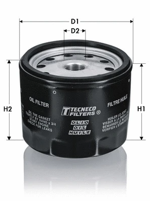 Filtre à huile TECNECO FILTERS OL3828