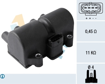 Bobine d'allumage FAE 80320