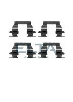 Kit d'accessoires, plaquette de frein à disque ELTA AUTOMOTIVE EA8649