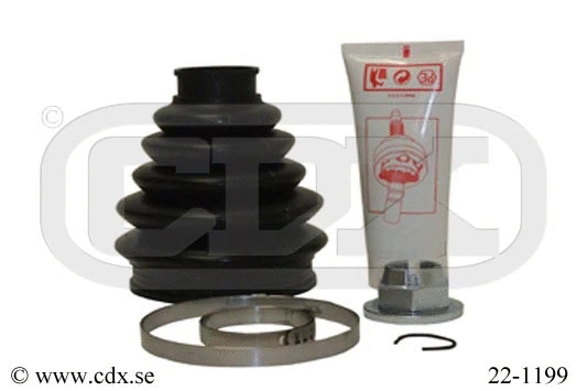 Jeu de joints-soufflets, arbre de commande CDX 22-1199