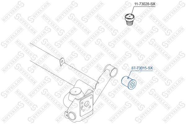 Suspension, bras de liaison STELLOX 87-73015-SX