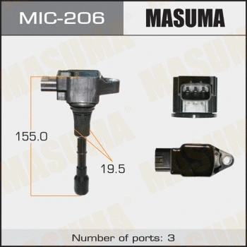Bobine d'allumage MASUMA MIC-206