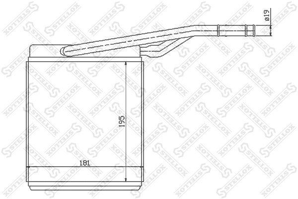 Système de chauffage STELLOX 10-35069-SX