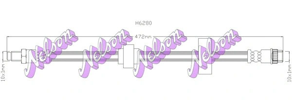 Flexible de frein KAWE H6280