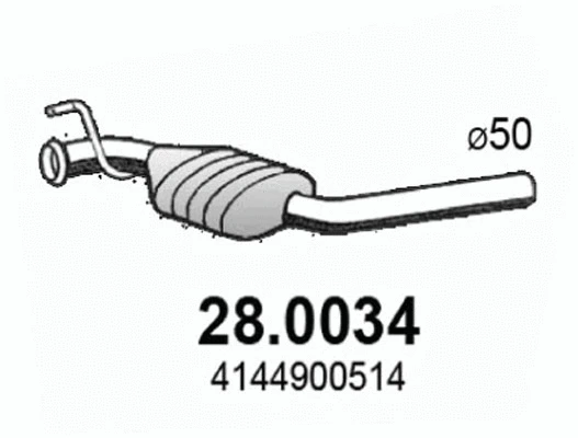 Catalyseur ASSO 28.0034
