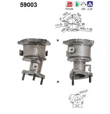 Catalyseur AS 59003