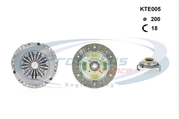 Kit d'embrayage PROCODIS FRANCE KTE005