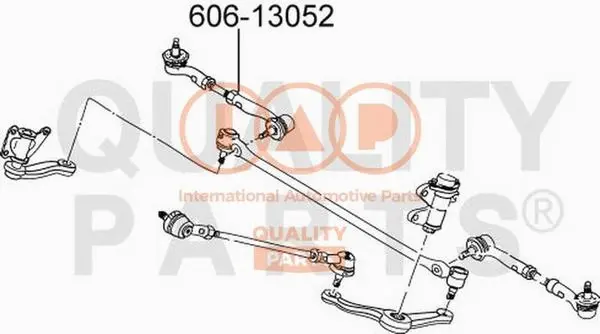 Rotule de direction IAP QUALITY PARTS 606-13052