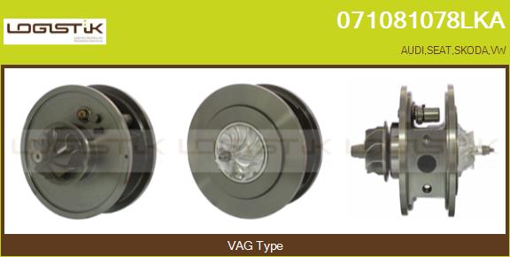 Groupe carter, turbocompresseur LGK 071081078LKA