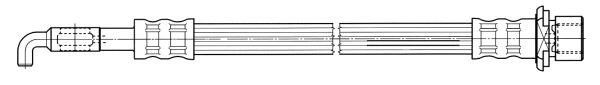 Flexible de frein CEF 512346