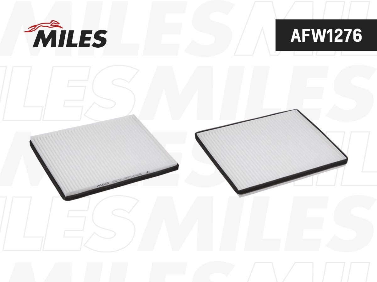 Filtre, air de l'habitacle MILES AFW1276