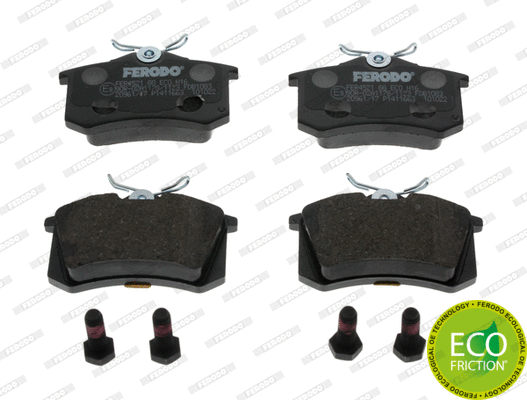 Kit de plaquettes de frein, frein à disque FERODO FDB1083