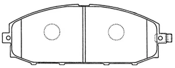 Kit de plaquettes de frein, frein à disque FIT FP2117