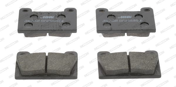 Kit de plaquettes de frein, frein à disque FERODO FDB461