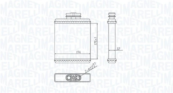 Système de chauffage MAGNETI MARELLI 350218412000