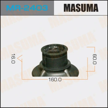Joint-soufflet, direction MASUMA MR-2403