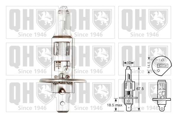 Ampoule, projecteur longue portée QUINTON HAZELL QBL448